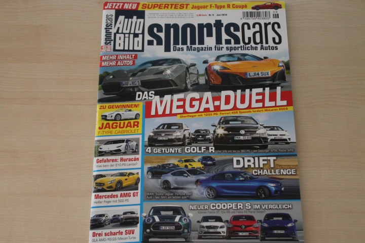 Deckblatt Auto Bild Sportscars (06/2014)